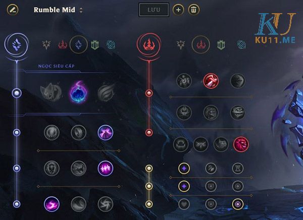 Bảng bổ trợ cho Rumble đi Mid