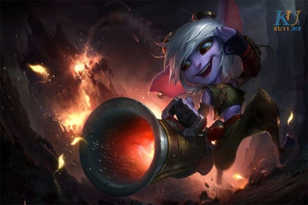 Tristana có khả năng sốc sát thương cực tốt