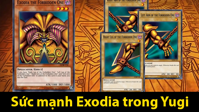 Lá bài Exodia (vị thần sức mạnh) trong Yugi